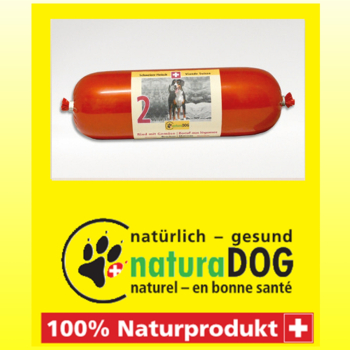 Nr. 2 Rind mit Gemüse Brocken 400g